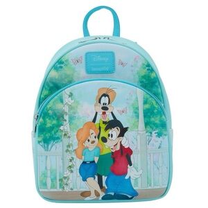 Loungefly Disney A Goofy Movie Trio Porch Scene Mini Backpack New with Tags 🩵🩵🩵
